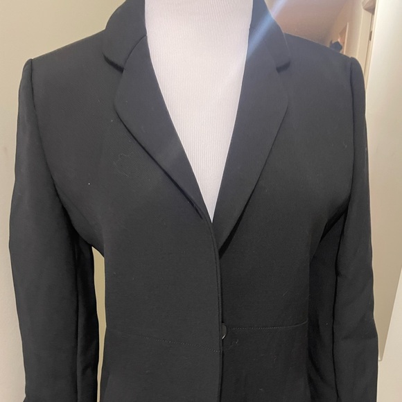 Emporio Armani Classic Black long fitted Blazer - Picture 2 of 12